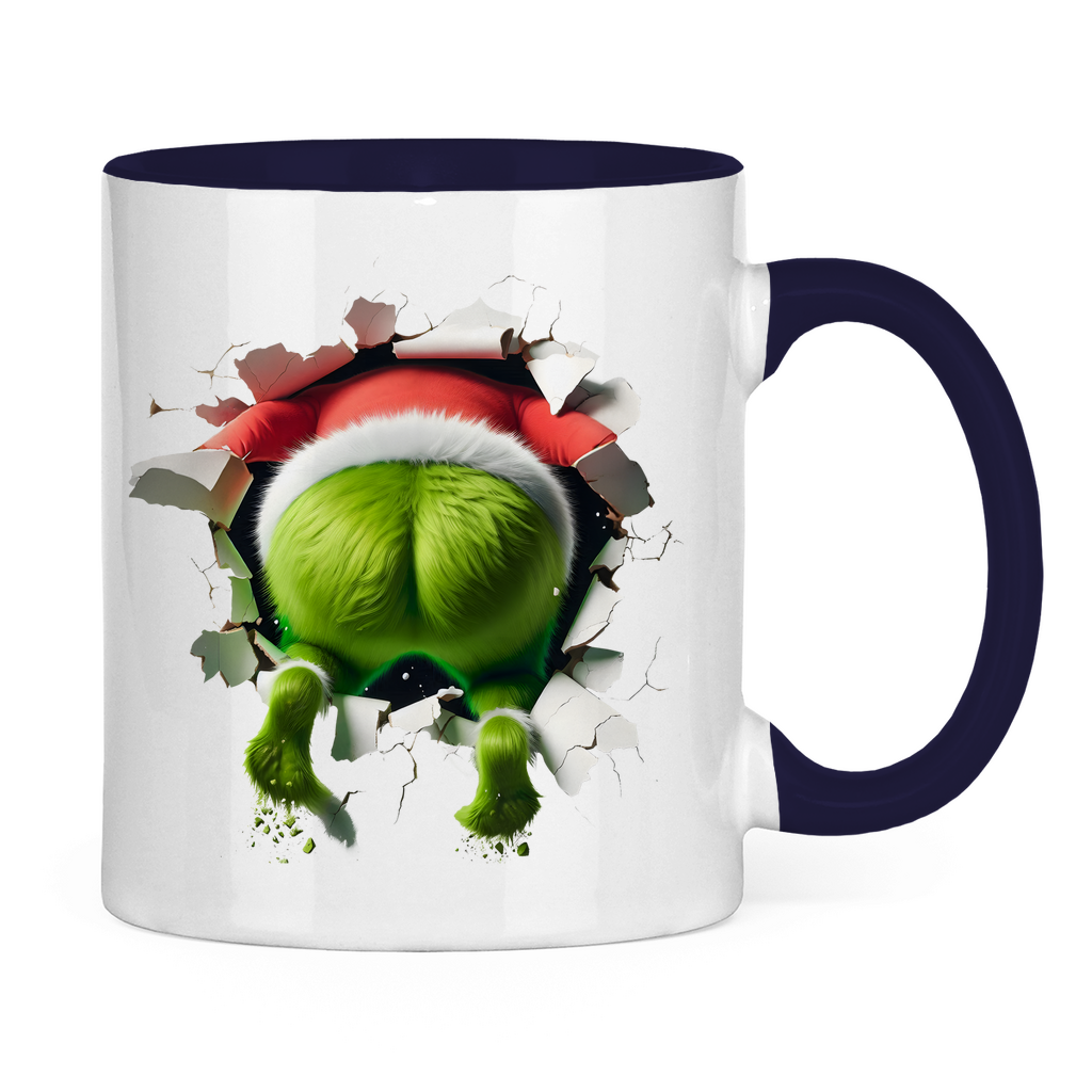 Tasse zweifarbig "Grinch"