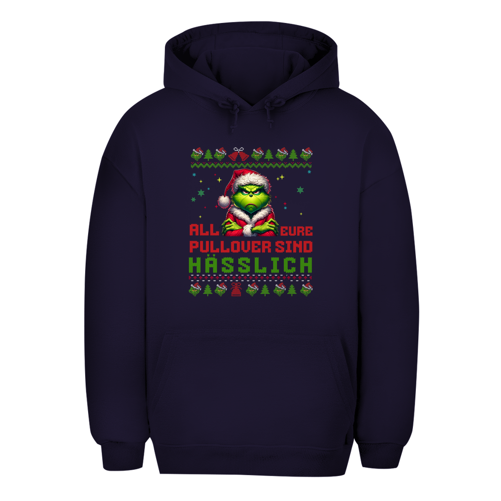 Unisex Oversize Hoodie "Grinch Weihnachtspullover"