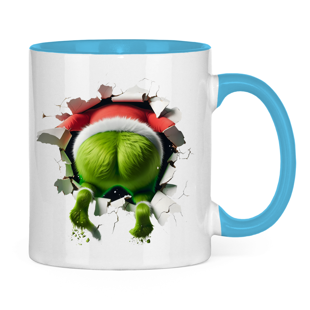 Tasse zweifarbig "Grinch"
