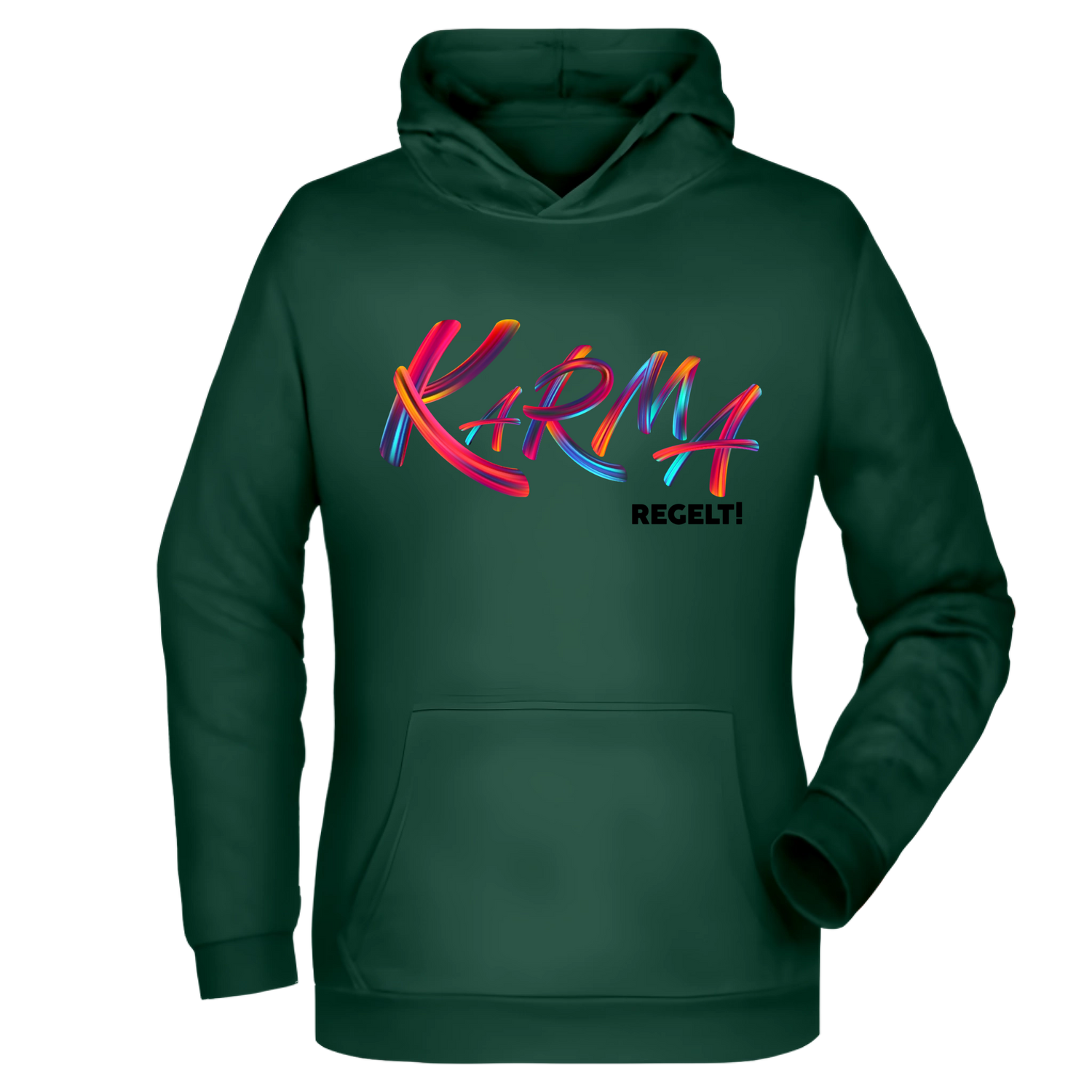 Karma regelt Damen Hoodie