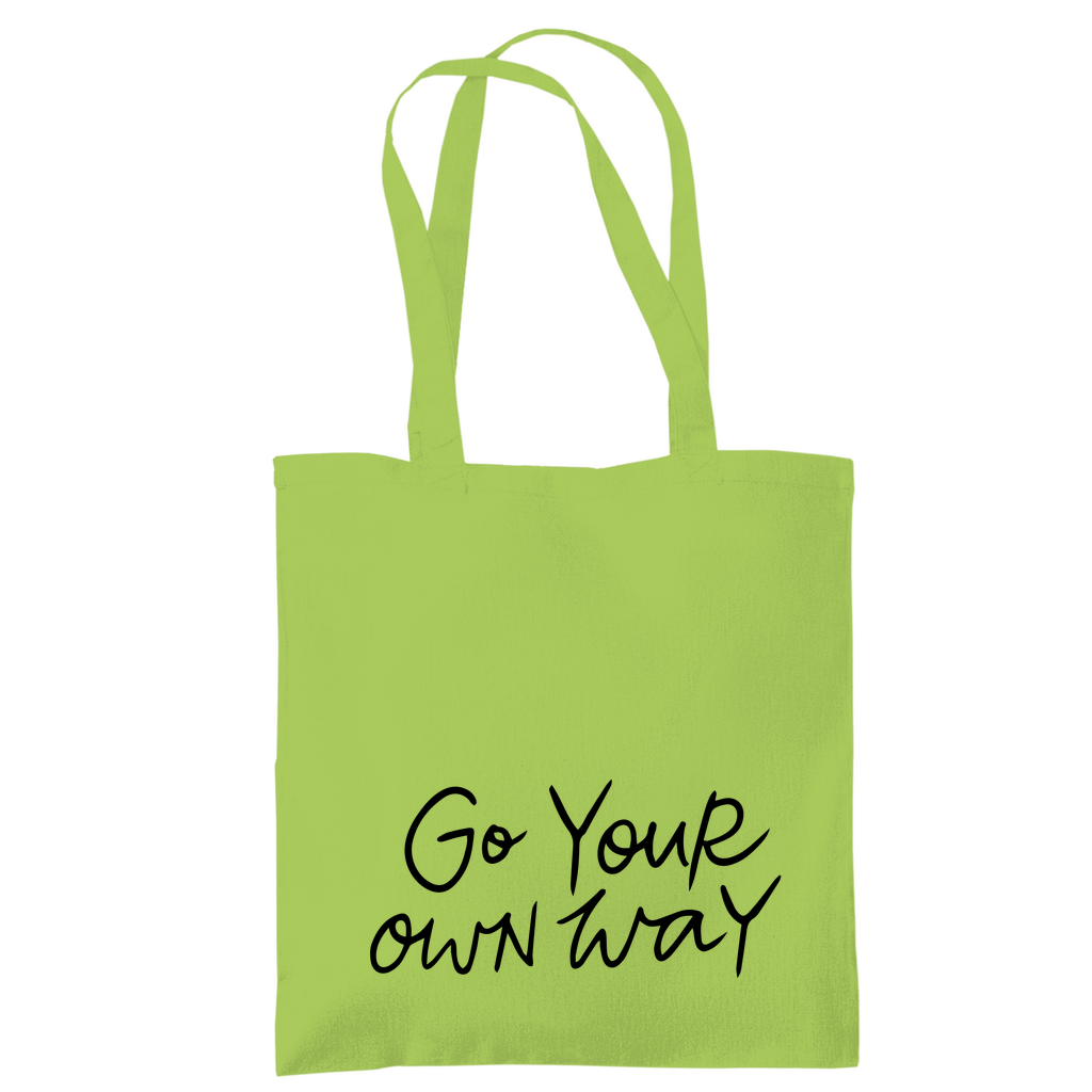 Tragetasche "Go your own way" - Grafikmagie