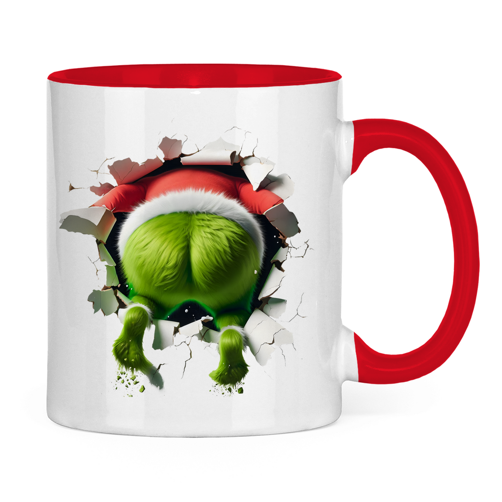 Tasse zweifarbig "Grinch"