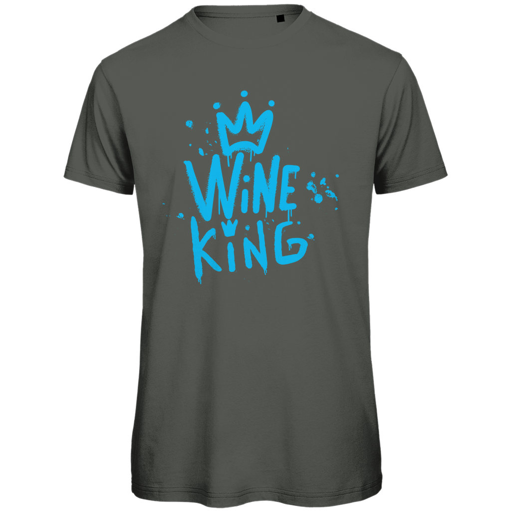 Herren T-Shirt "Wine King" - Grafikmagie