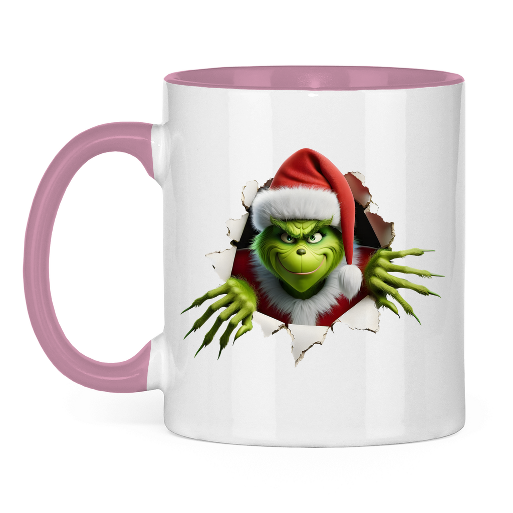 Tasse zweifarbig "Grinch"
