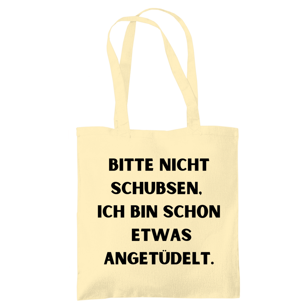 Tragetasche "Bitte nicht schubsen" - Grafikmagie