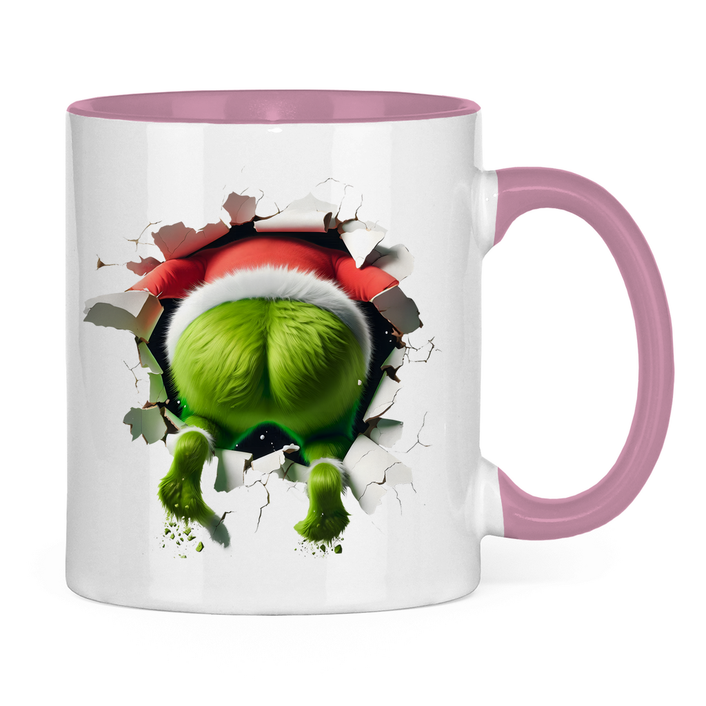 Tasse zweifarbig "Grinch"