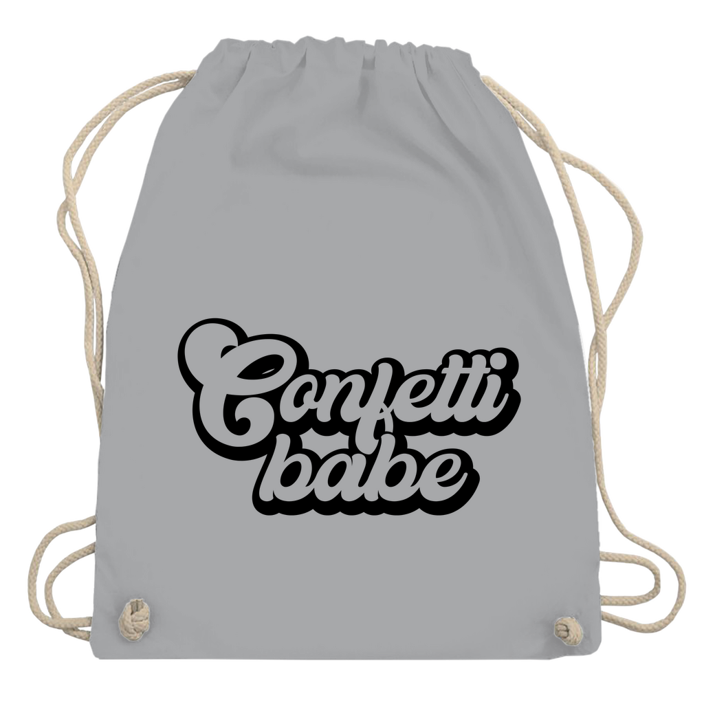 Turnbeutel "Confetti babe"