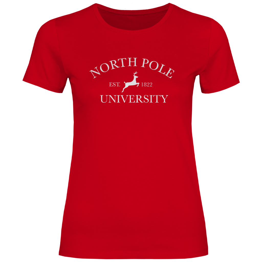 Damen T-Shirt "North Pole University"