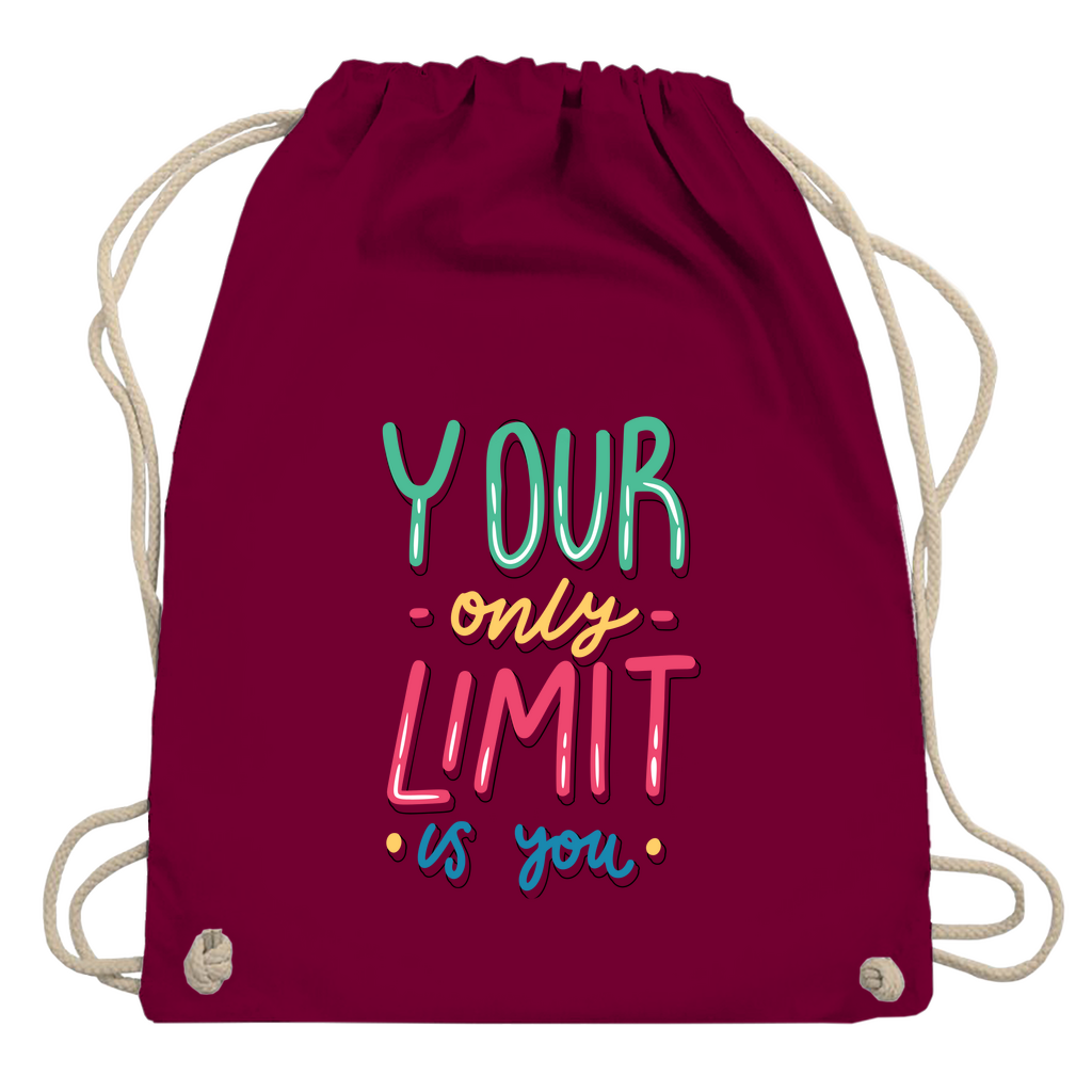 Turnbeutel "your only limit is you"
