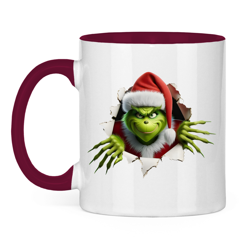Tasse zweifarbig "Grinch"