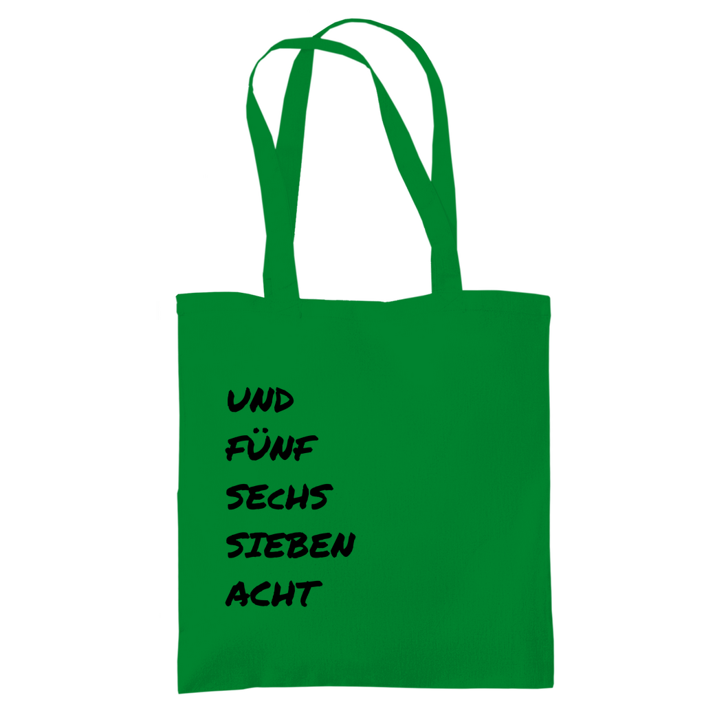 Tragetasche "unf fünf sechs sieben"