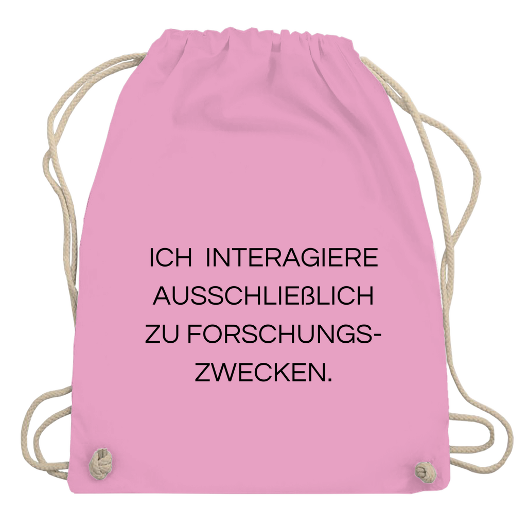 Turnbeutel "Ich interagiere"