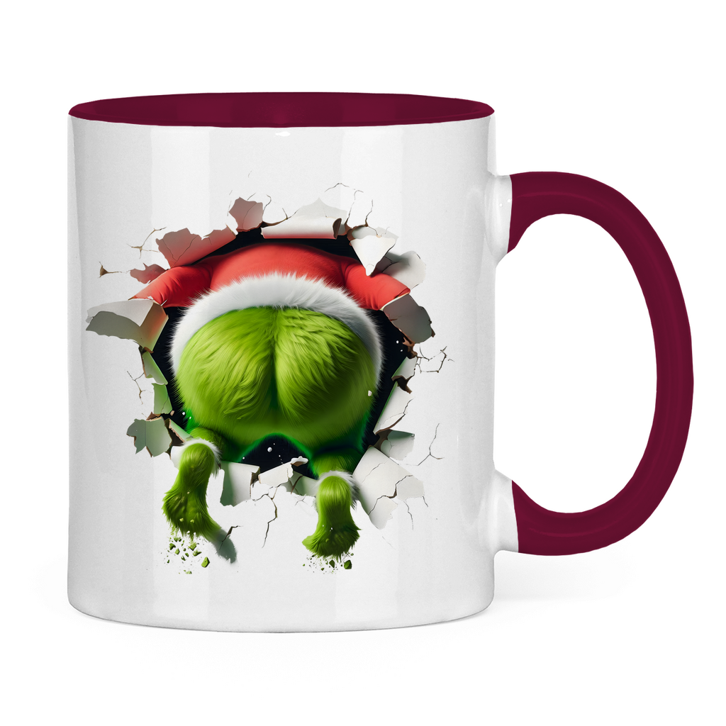 Tasse zweifarbig "Grinch"