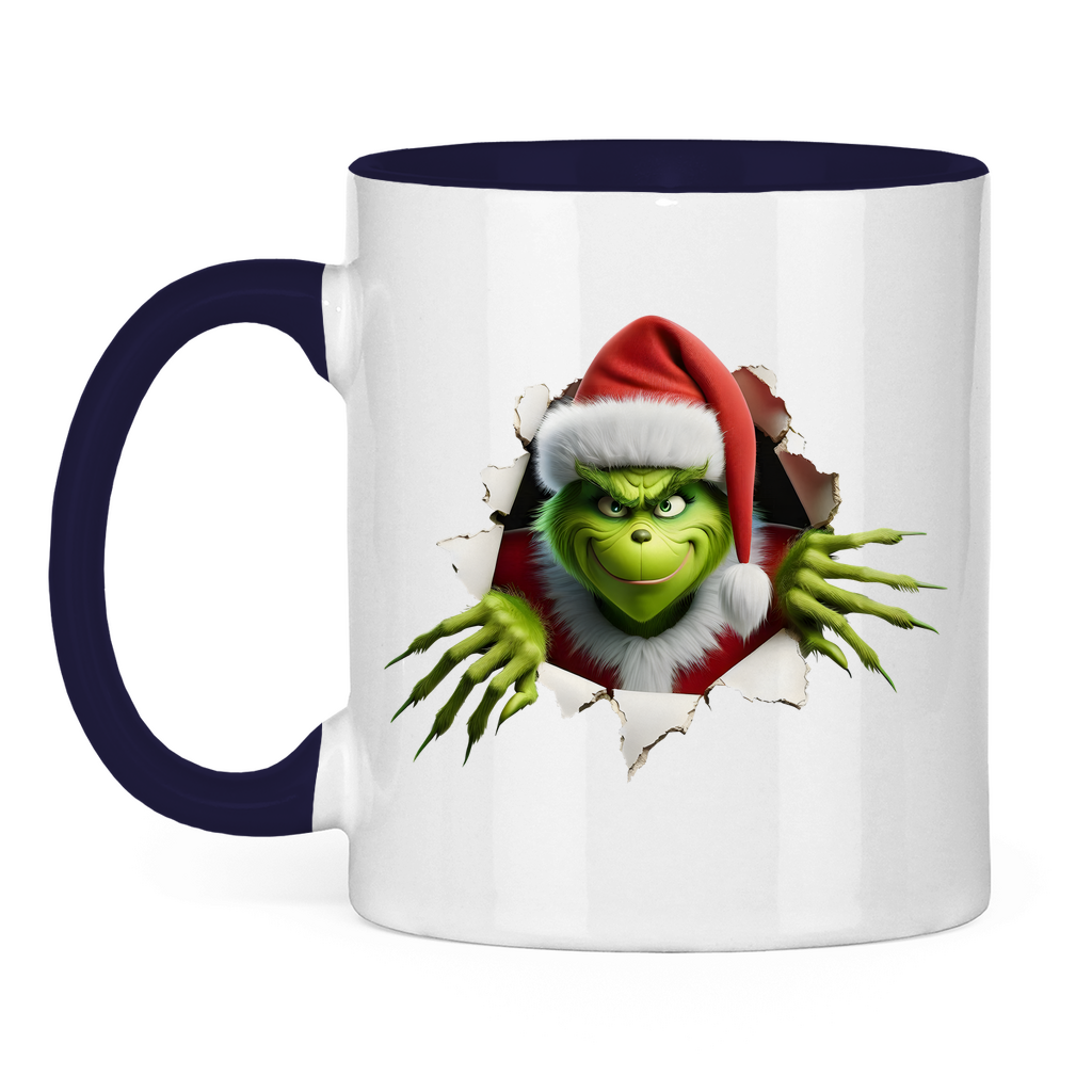 Tasse zweifarbig "Grinch"