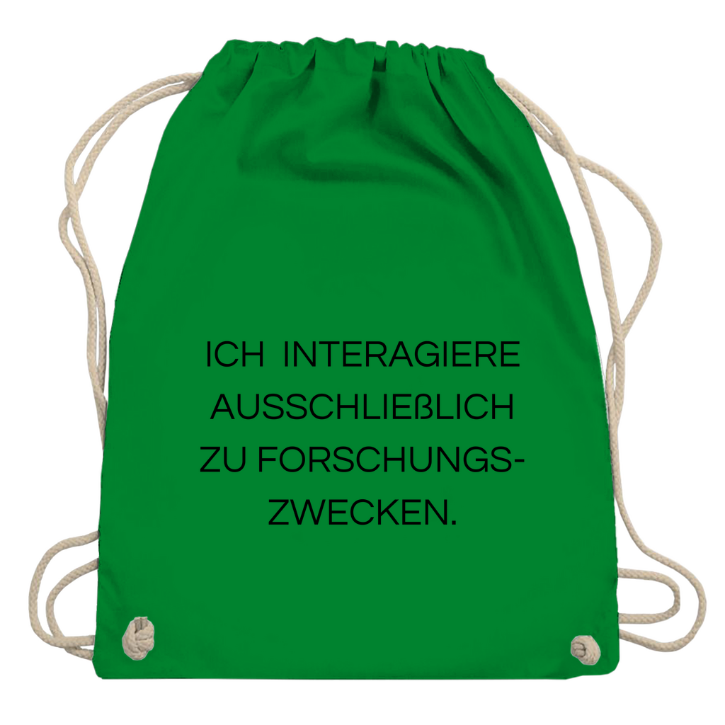 Turnbeutel "Ich interagiere"