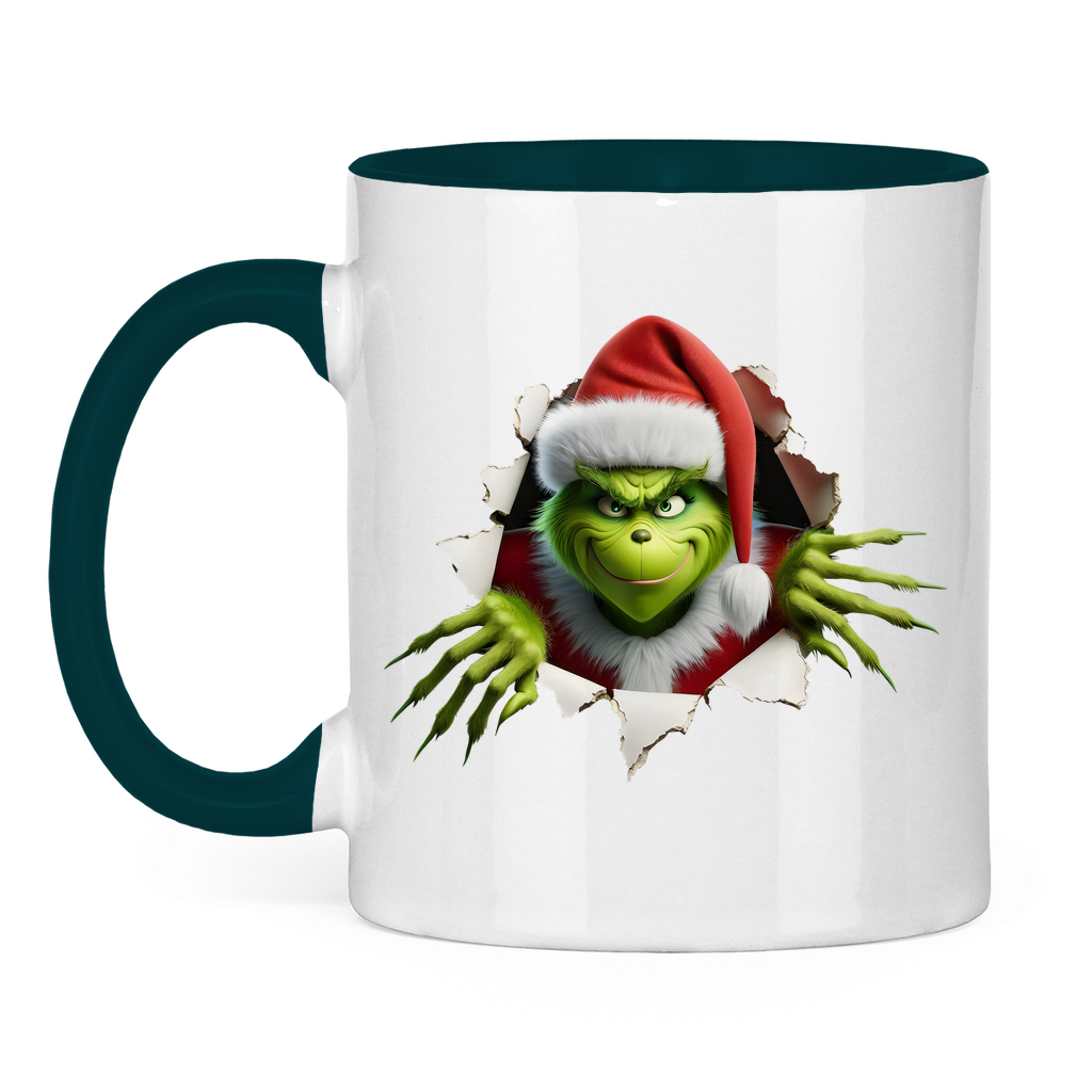 Tasse zweifarbig "Grinch"