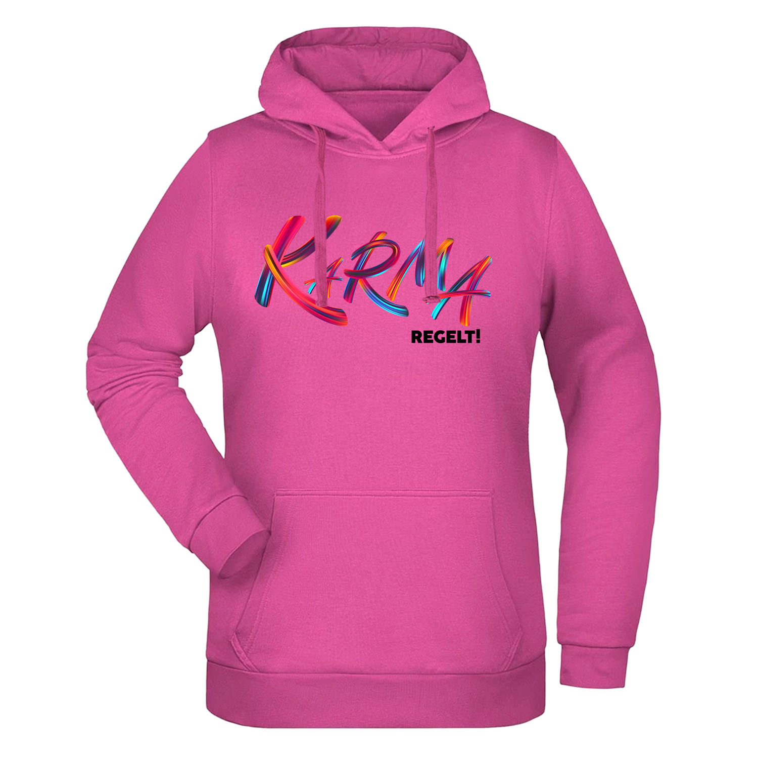 Karma regelt Damen Hoodie