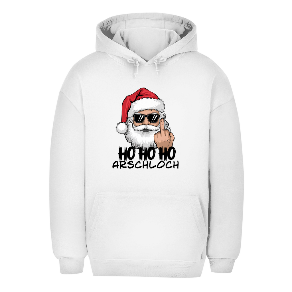 Unisex Oversize Hoodie "HOHOHO Arschloch"
