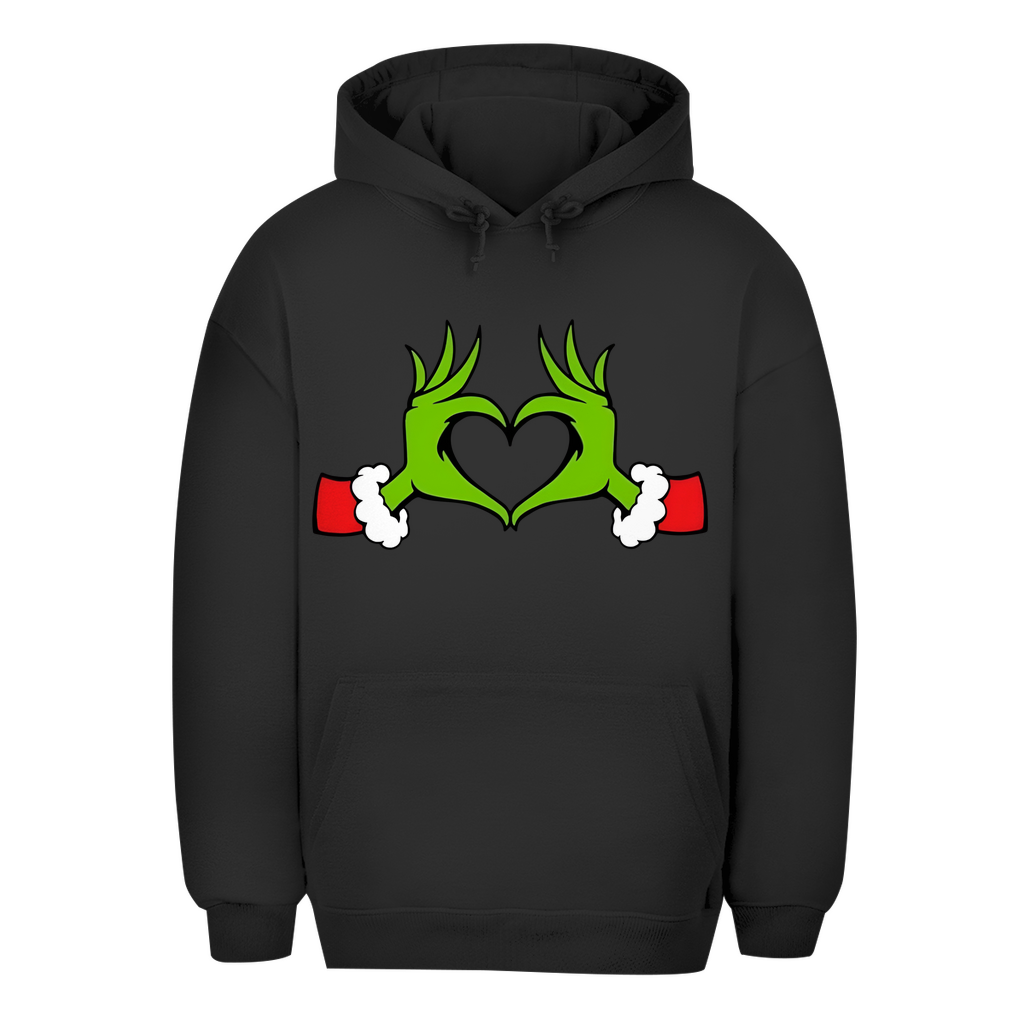 Unisex Oversize Hoodie "Grinch Herz"