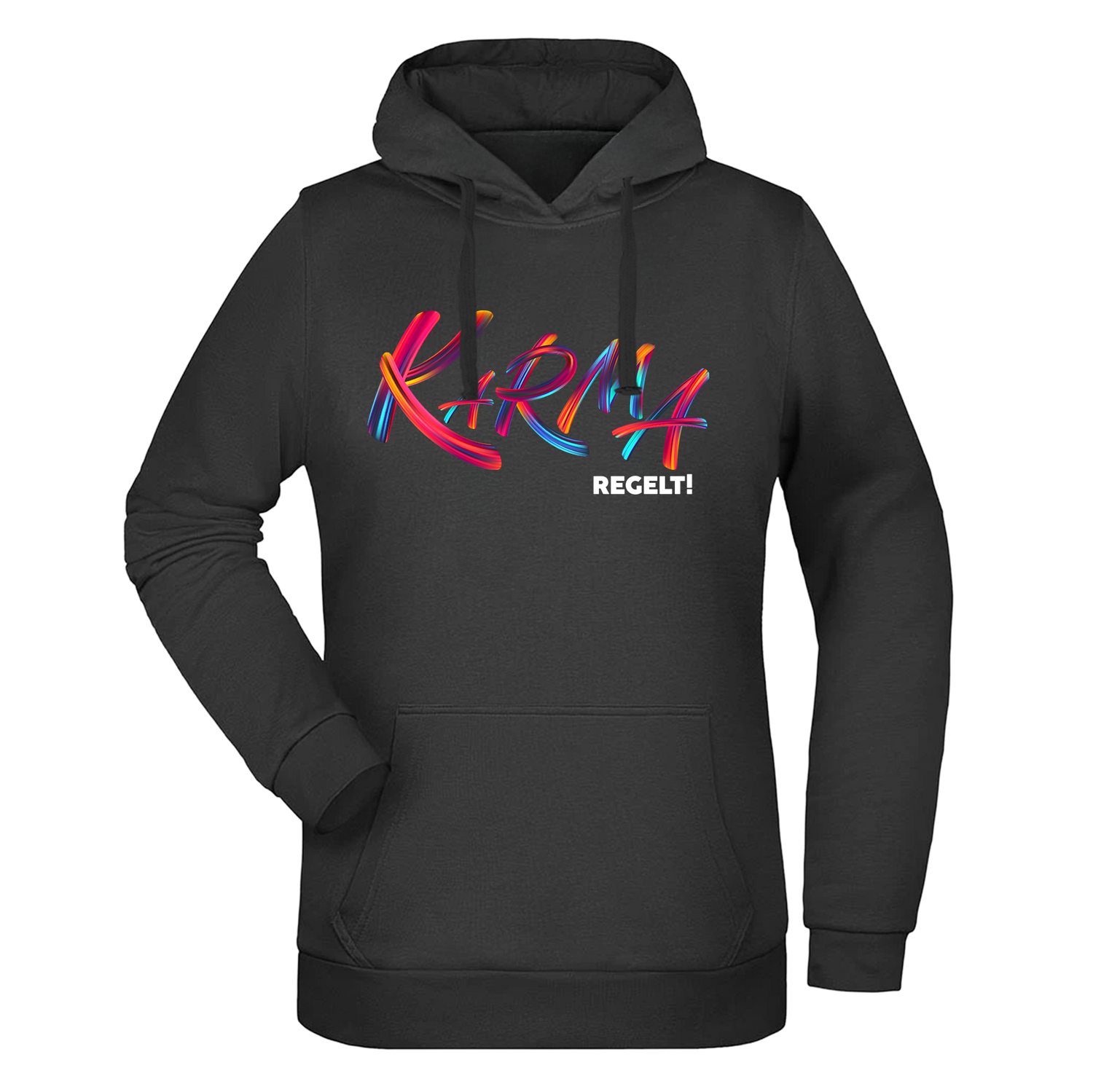 Karma regelt Damen Hoodie