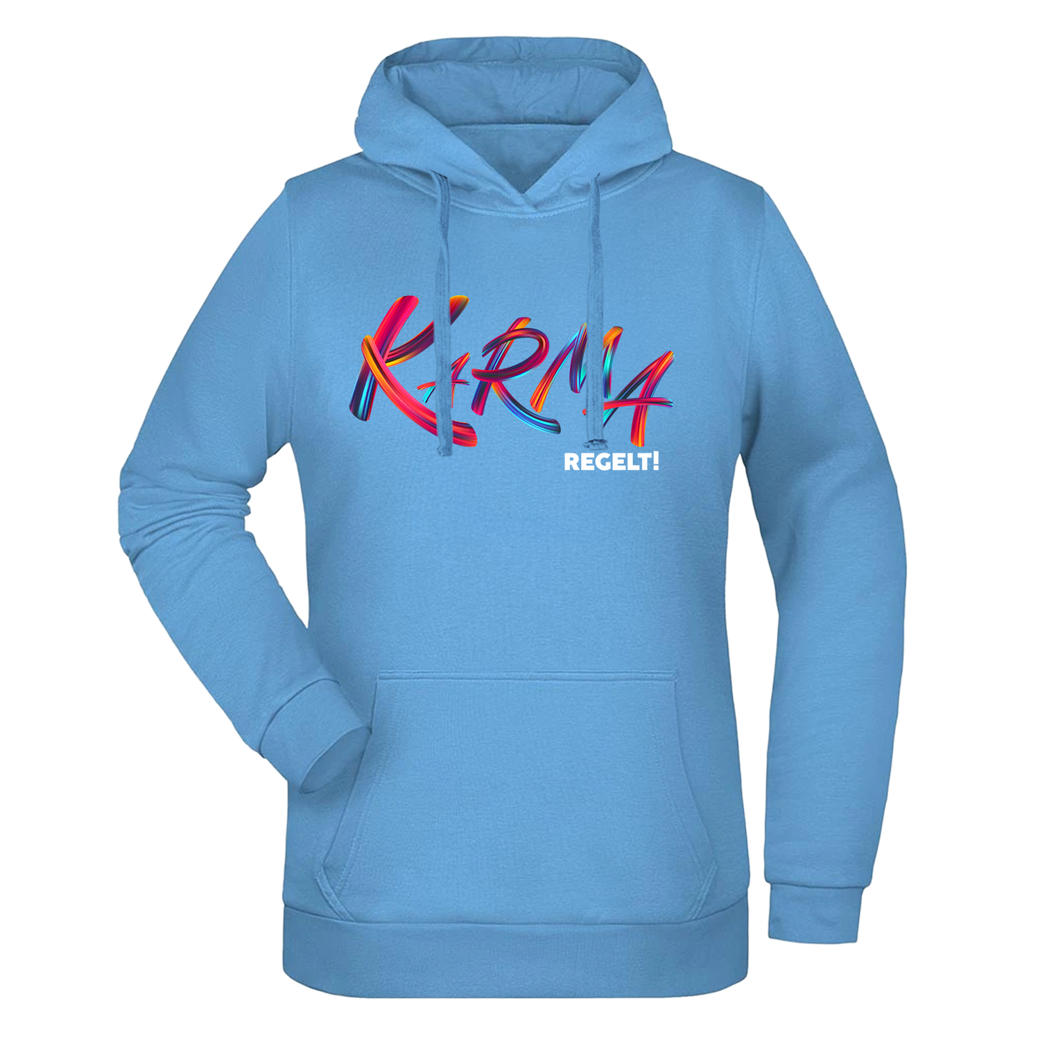 Karma regelt Damen Hoodie