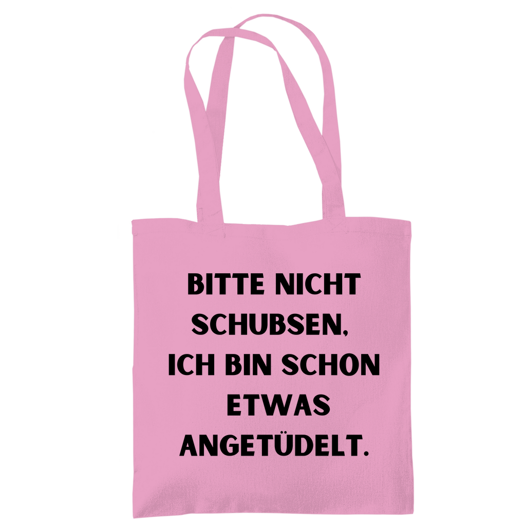 Tragetasche "Bitte nicht schubsen" - Grafikmagie