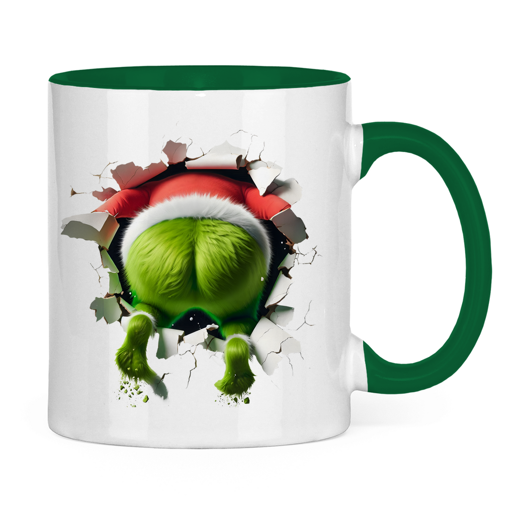 Tasse zweifarbig "Grinch"