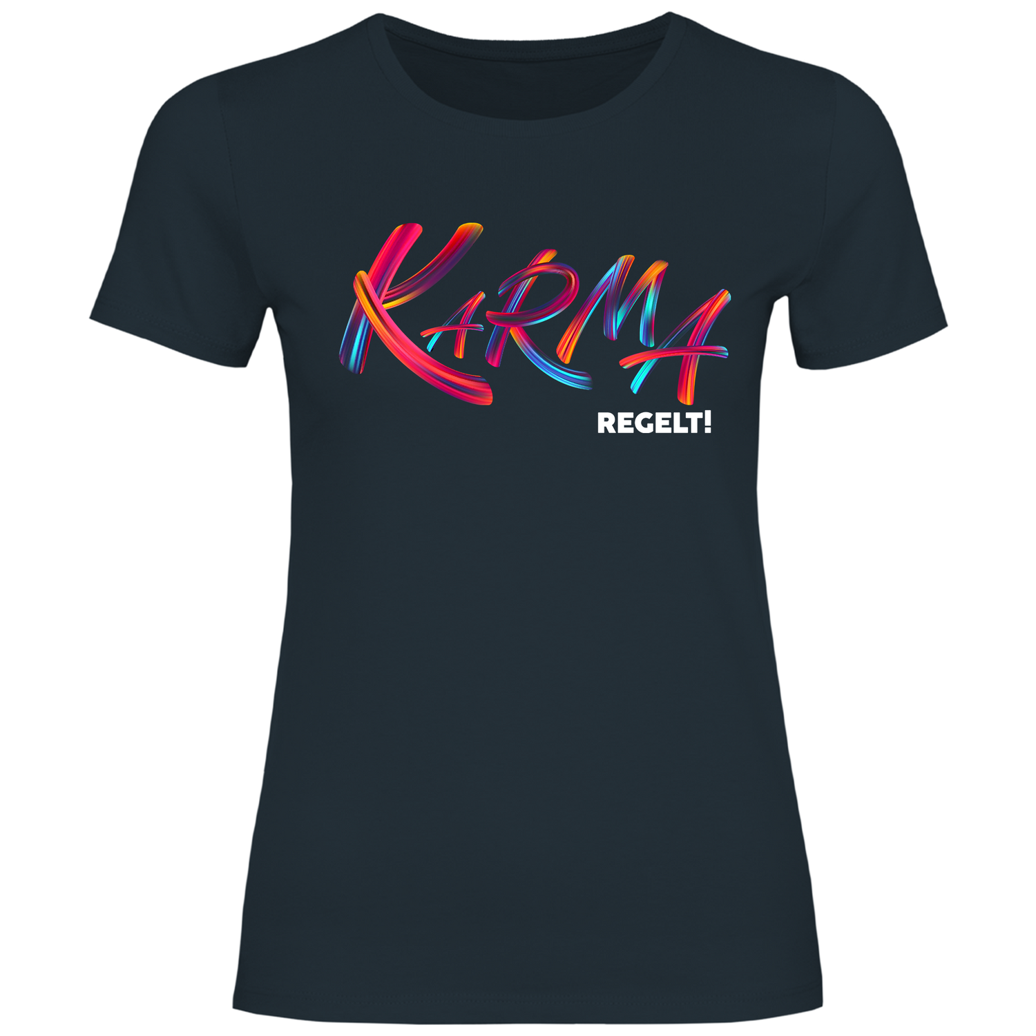 Karma regelt Slim-Fit T-Shirt