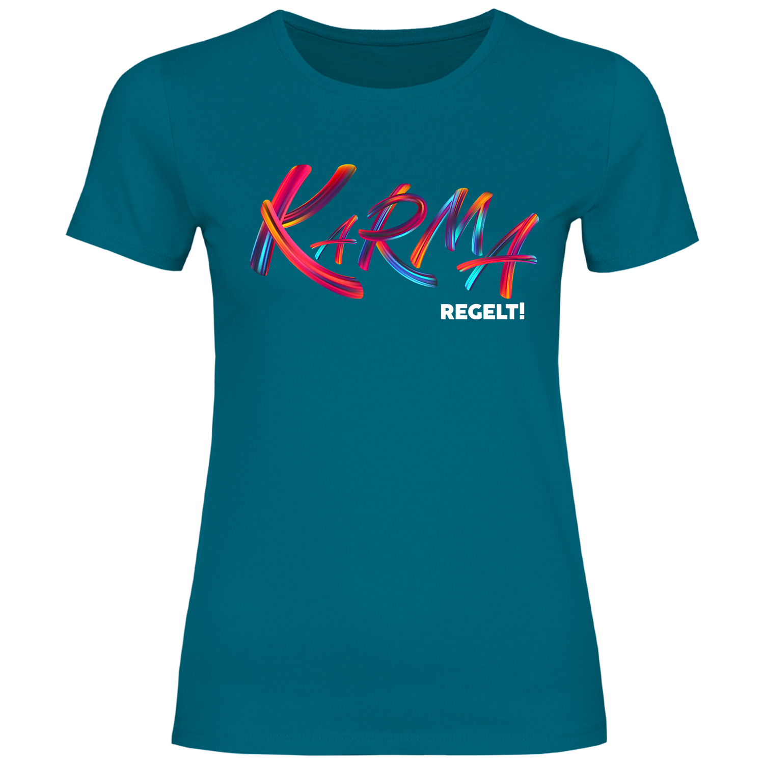 Karma regelt Slim-Fit T-Shirt