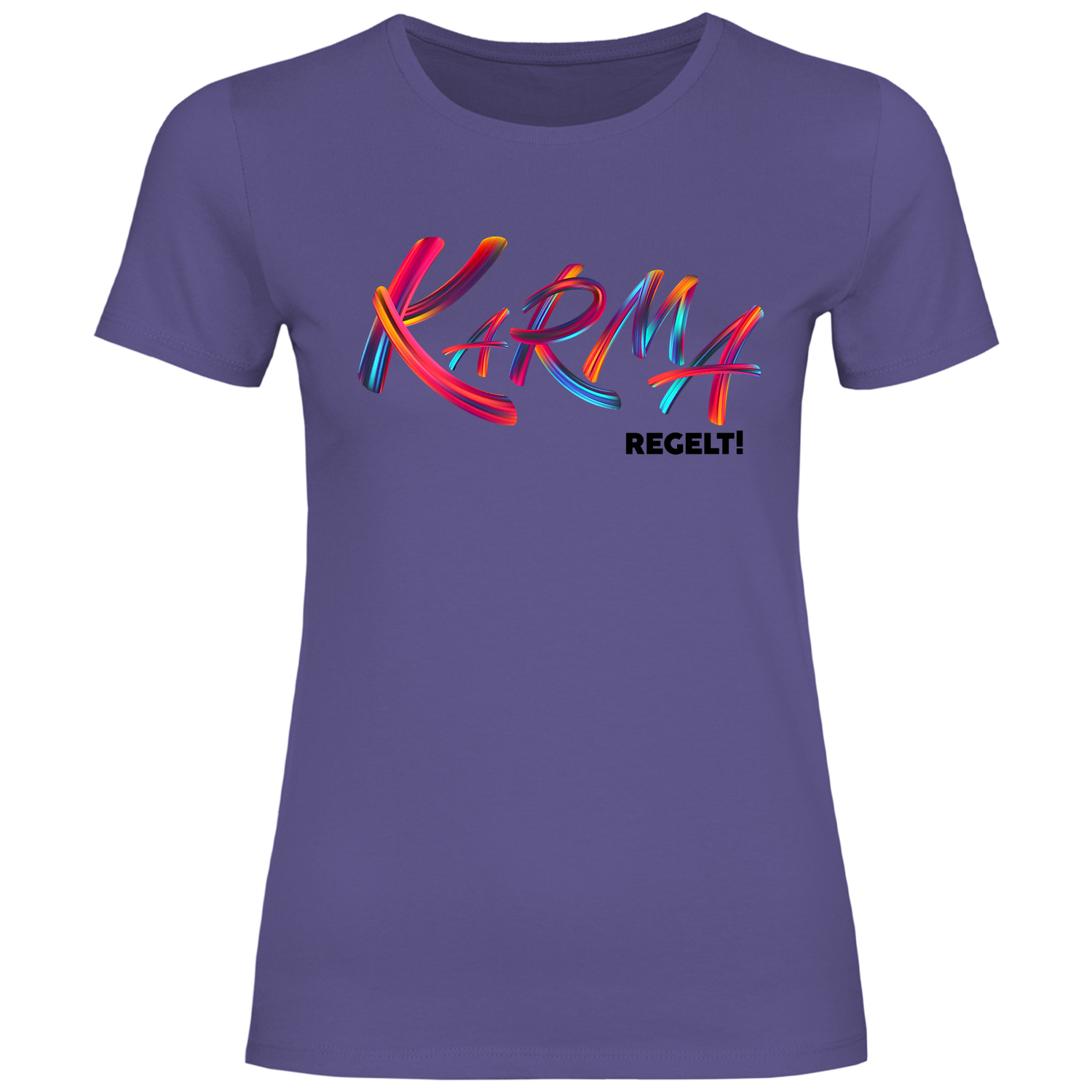 Karma regelt Slim-Fit T-Shirt