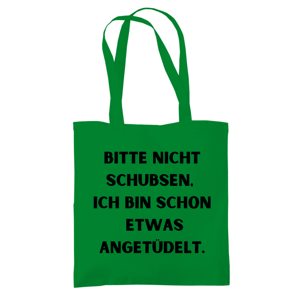 Tragetasche "Bitte nicht schubsen" - Grafikmagie
