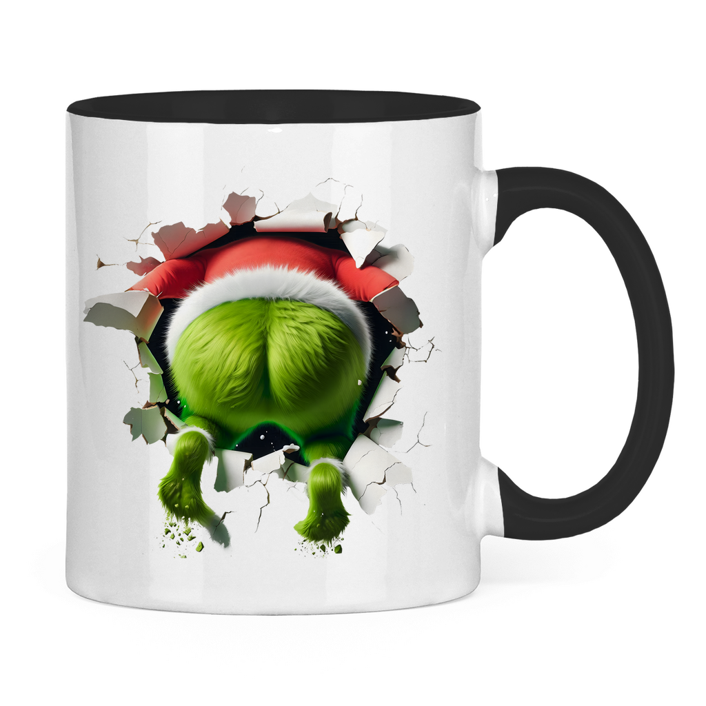 Tasse zweifarbig "Grinch"