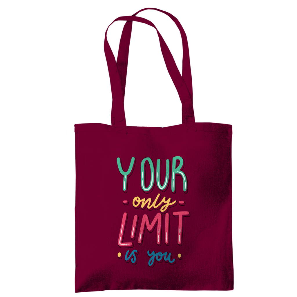 Tragetasche "your only limit is you"