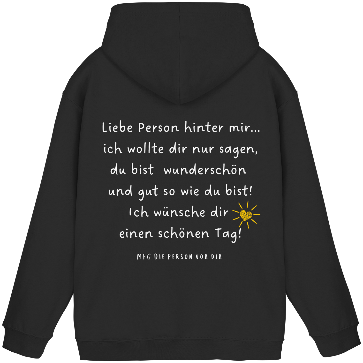 Liebe Person hinter mir... - Basic Hoodie