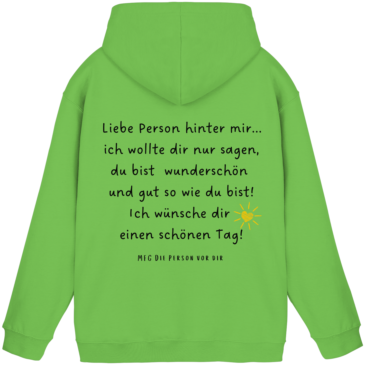 Liebe Person hinter mir... - Basic Hoodie
