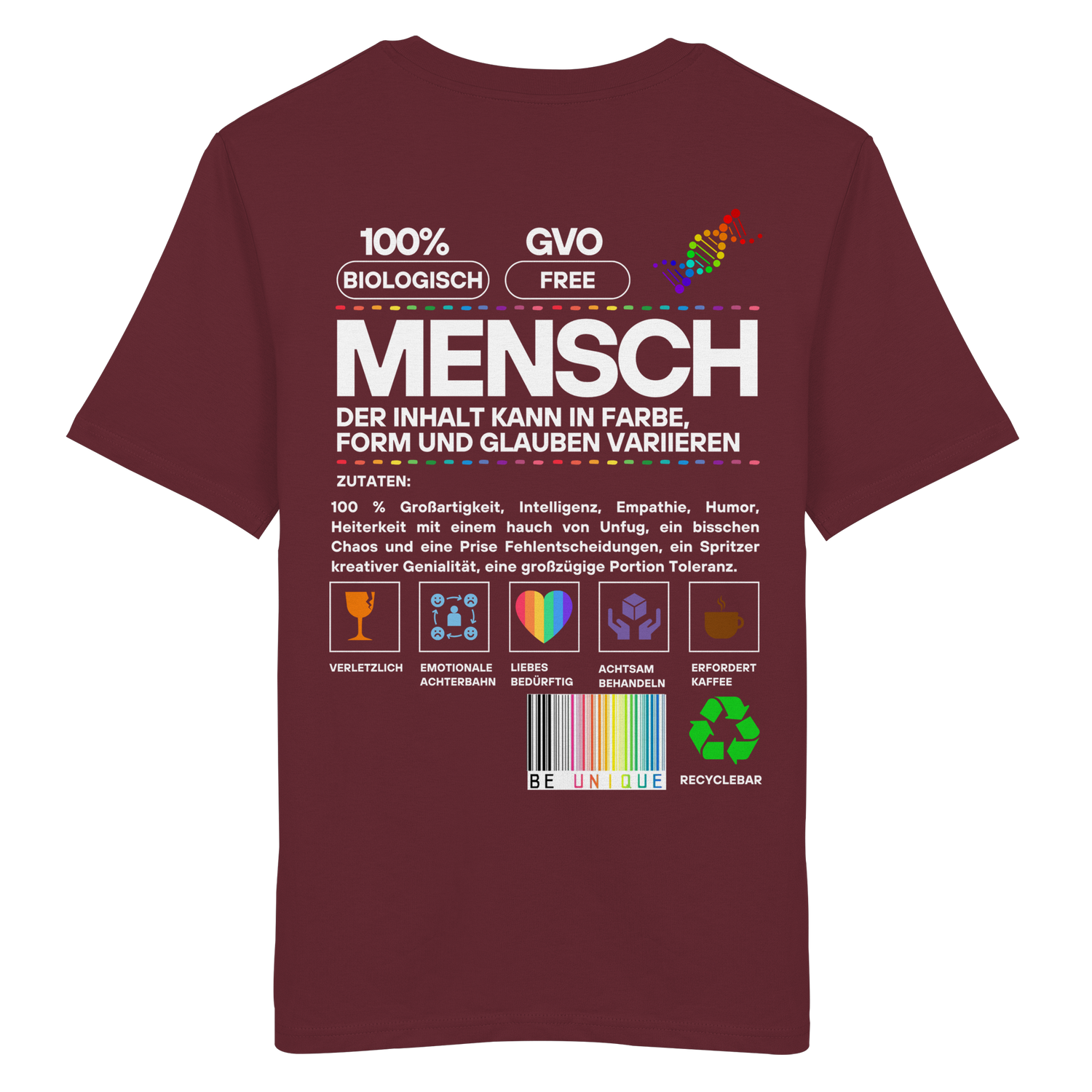 Mensch anleitung - Shirt