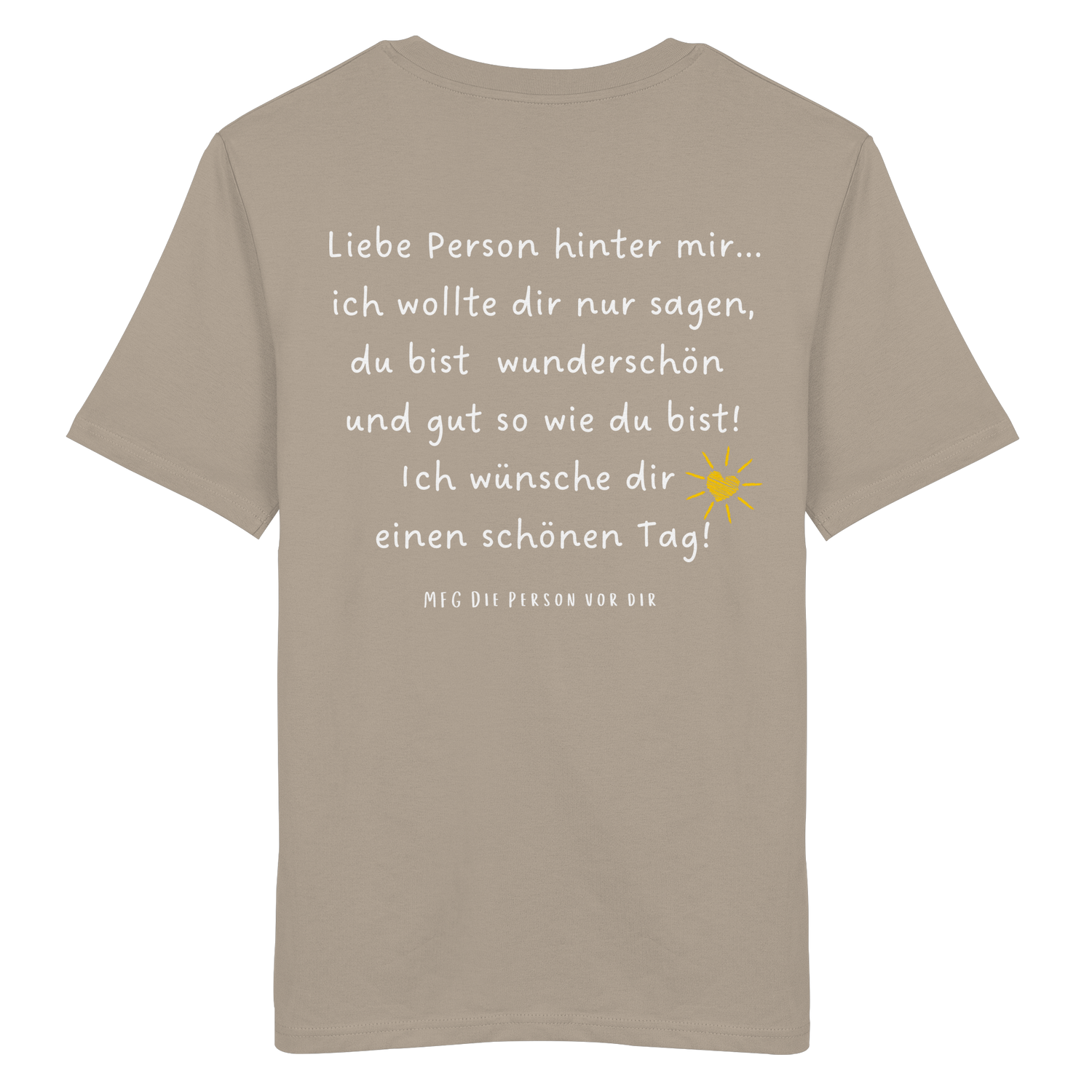 Liebe Person hinter mir... Shirt