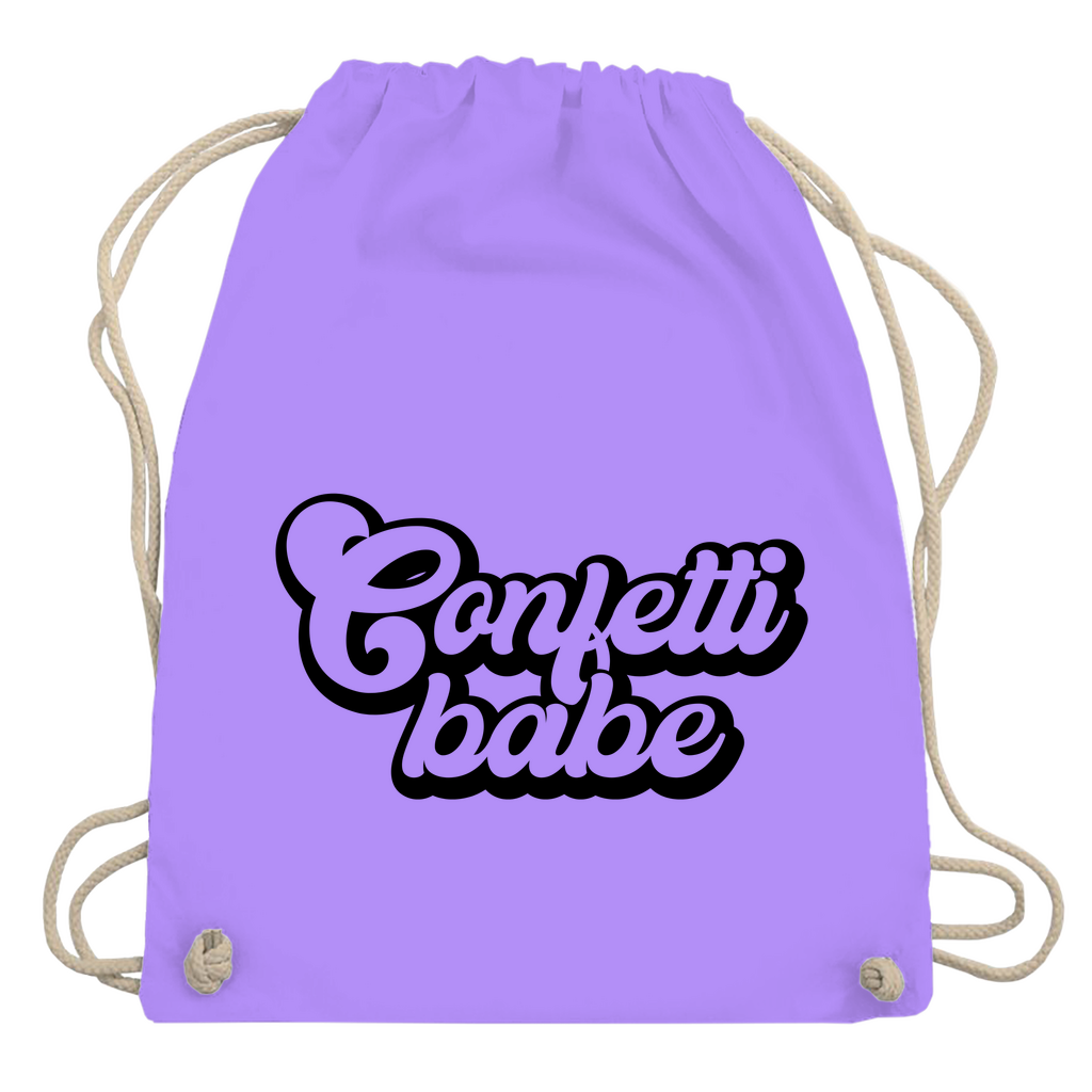 Turnbeutel "Confetti babe"
