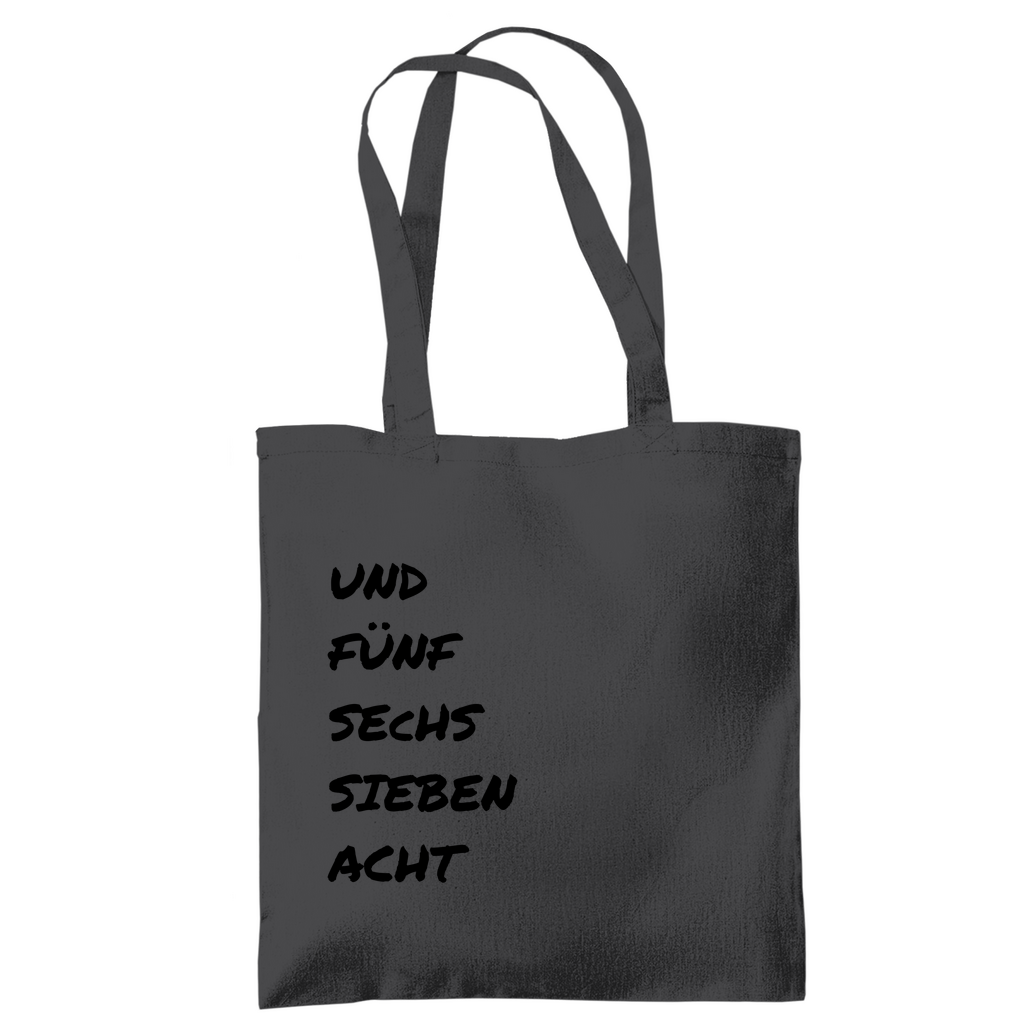 Tragetasche "unf fünf sechs sieben"