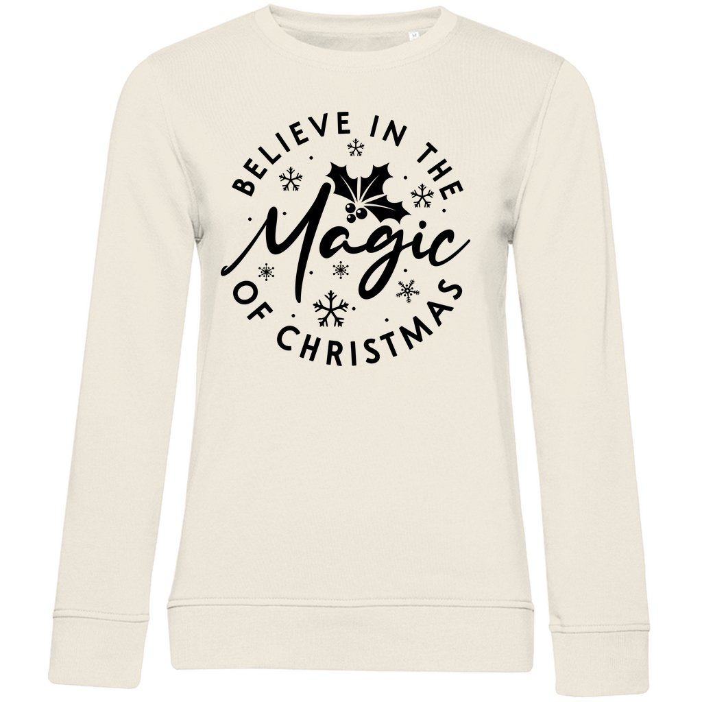 Damen Bio Sweatshirt "Belive in the Magic..." - Grafikmagie