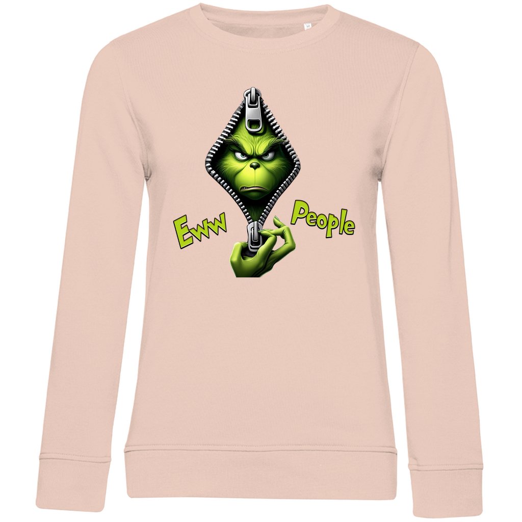Damen Bio Sweatshirt "Eww People" - Grafikmagie