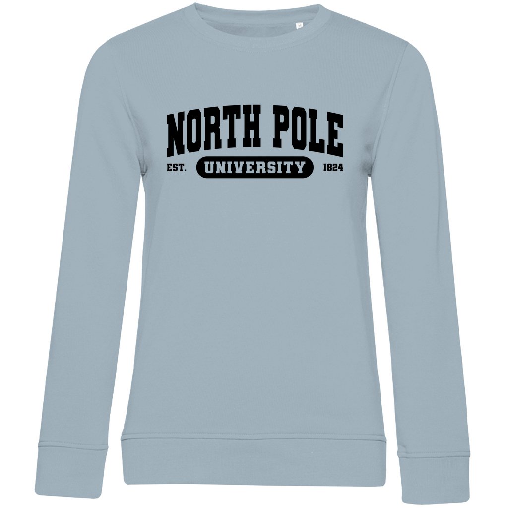 Damen Bio Sweatshirt "North Pole University" - Grafikmagie