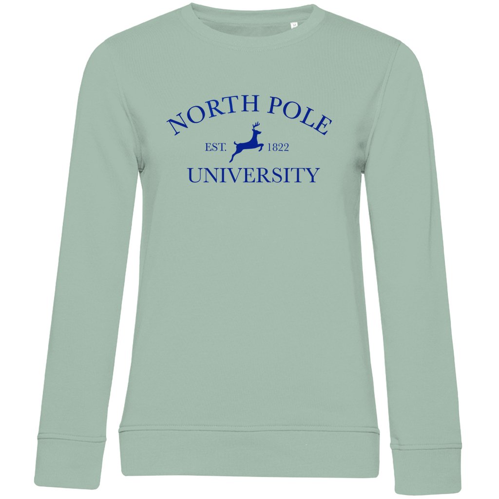 Damen Bio Sweatshirt "North Pole University" - Grafikmagie