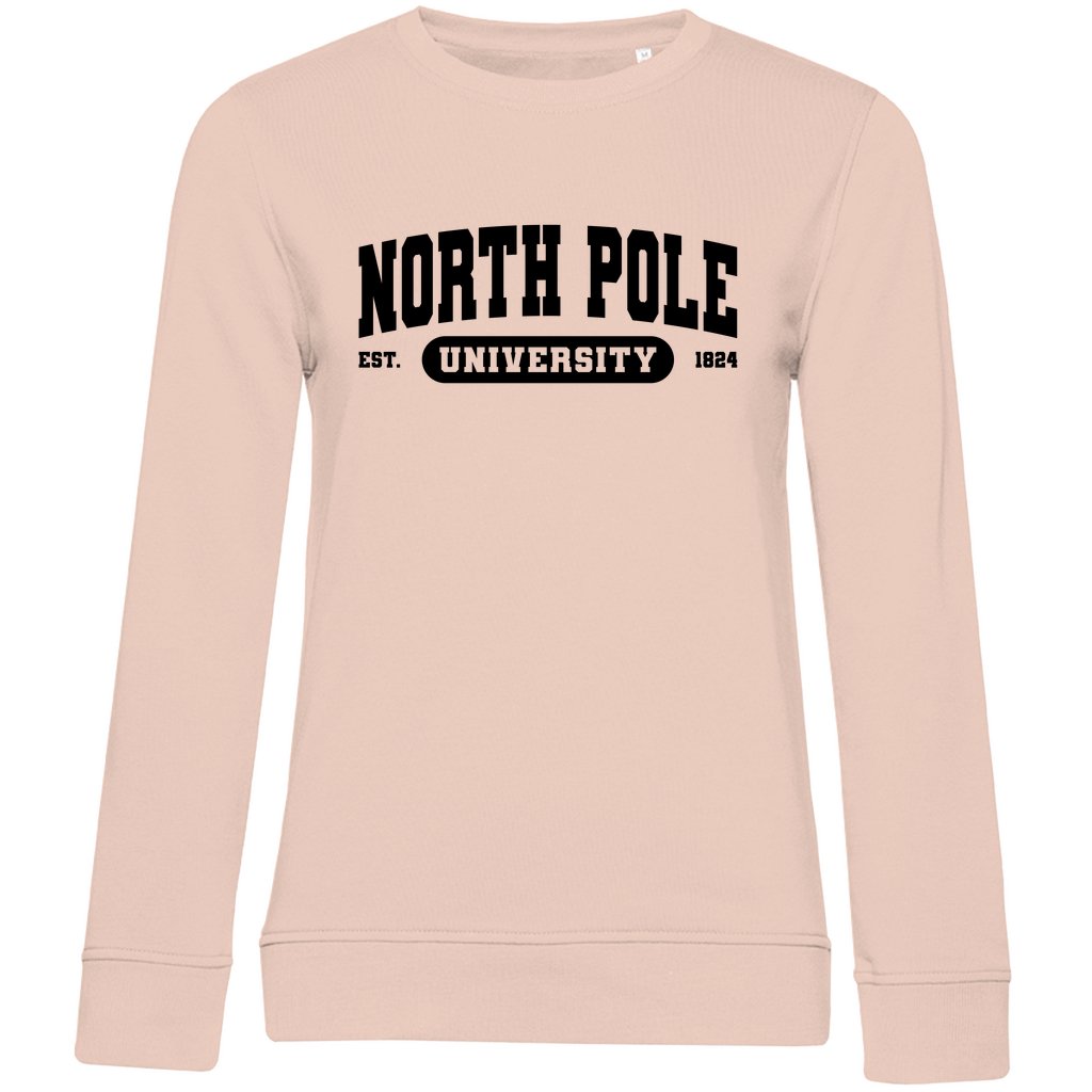 Damen Bio Sweatshirt "North Pole University" - Grafikmagie