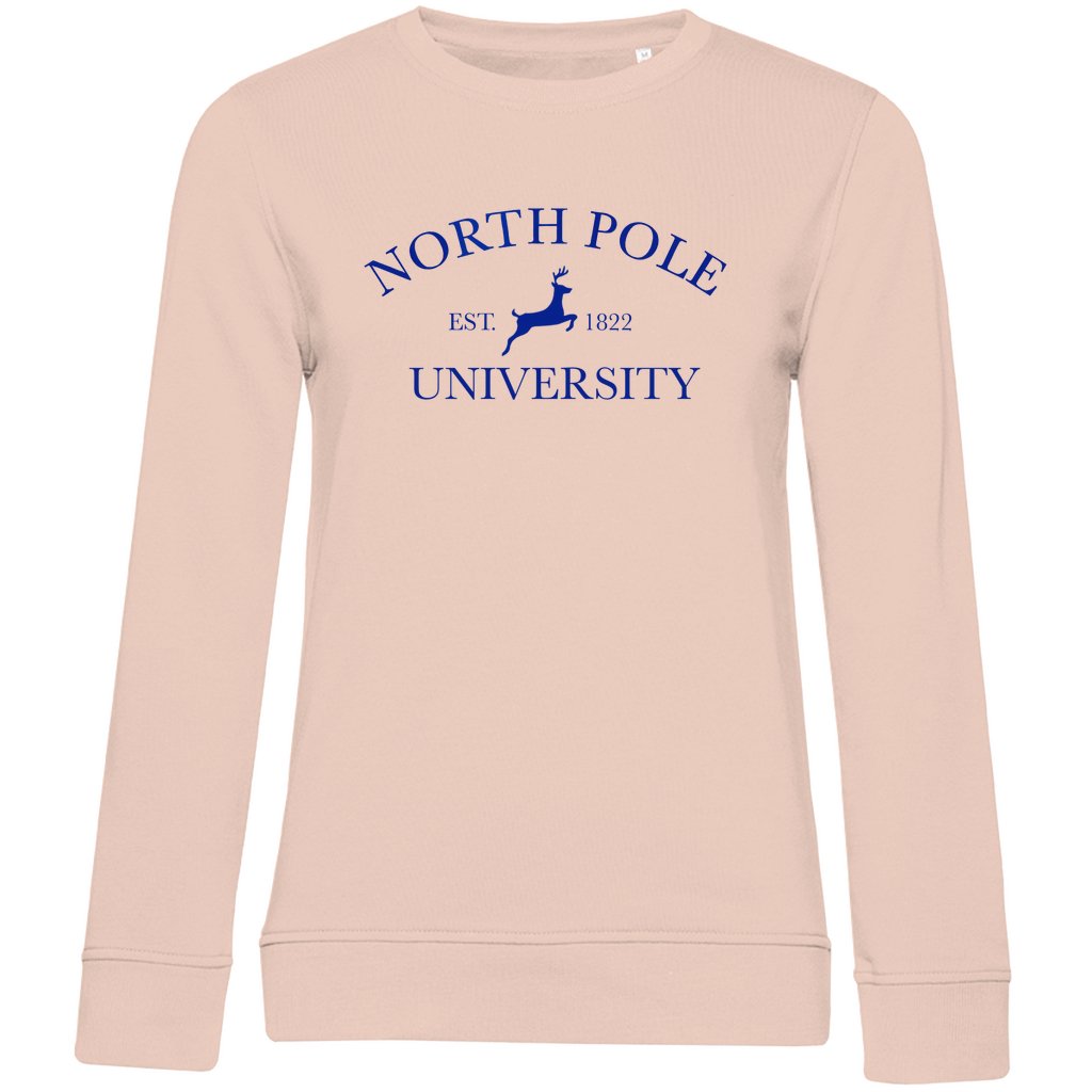 Damen Bio Sweatshirt "North Pole University" - Grafikmagie