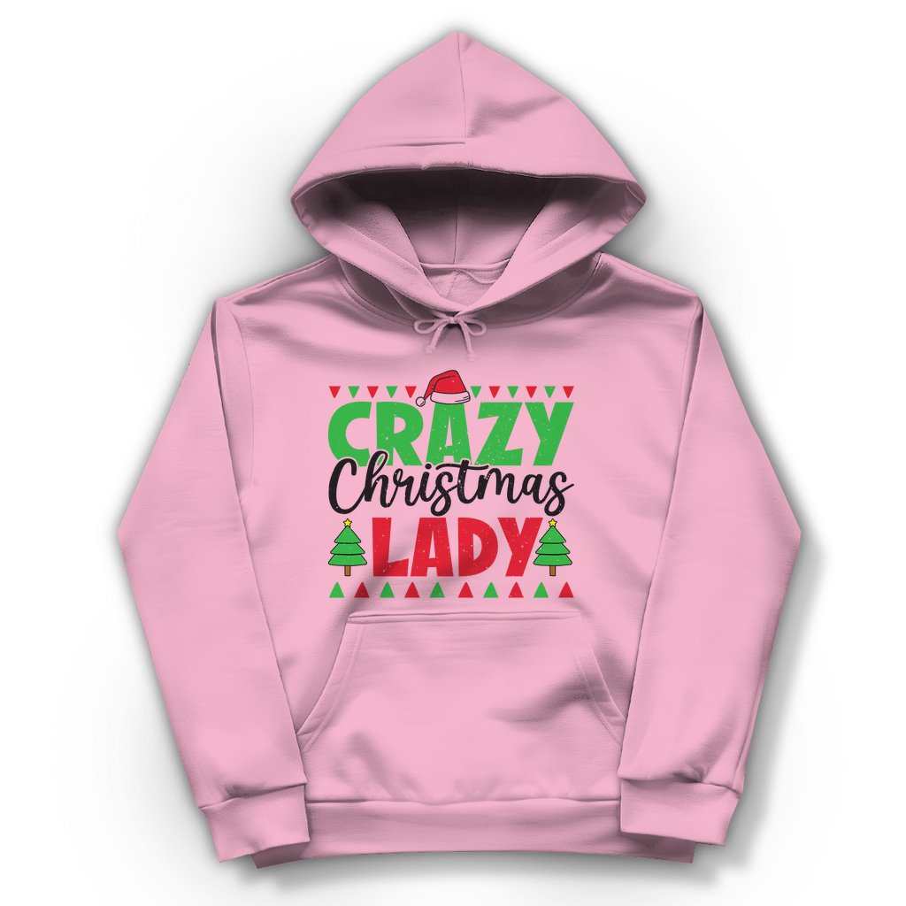 Damen Hoodie "Crazy Christmas Lady" - Grafikmagie