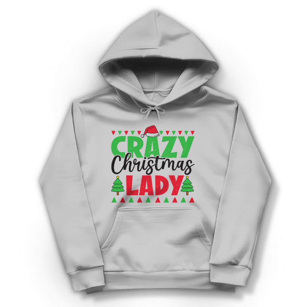 Damen Hoodie "Crazy Christmas Lady" - Grafikmagie