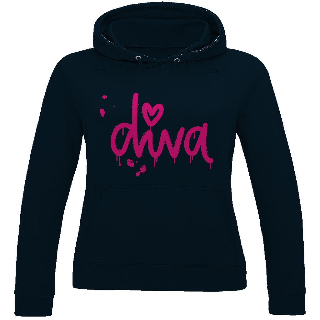 Damen Hoodie "diva" - Grafikmagie