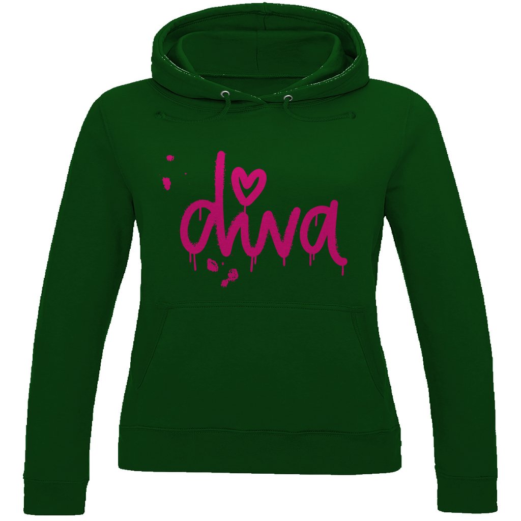 Damen Hoodie "diva" - Grafikmagie