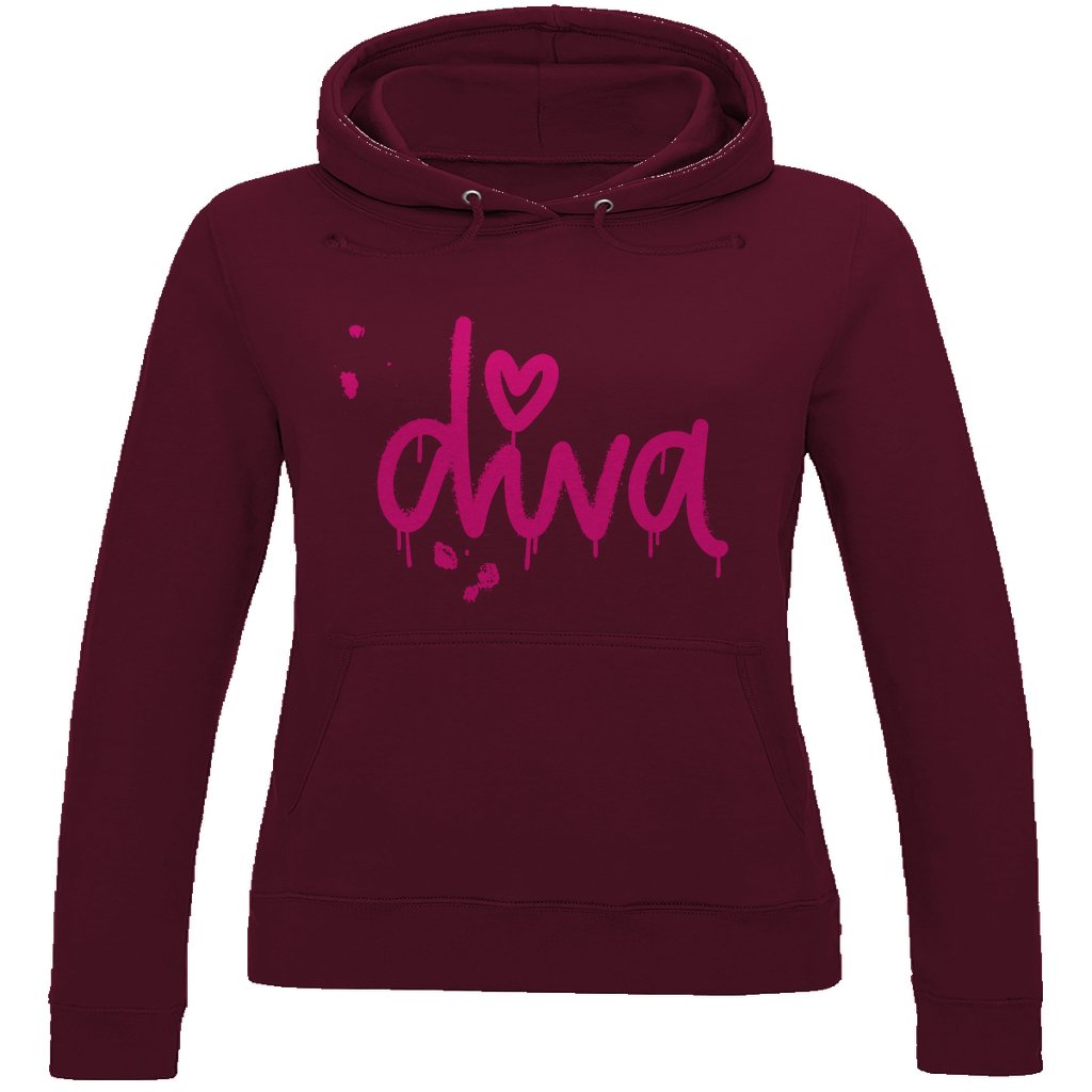 Damen Hoodie "diva" - Grafikmagie